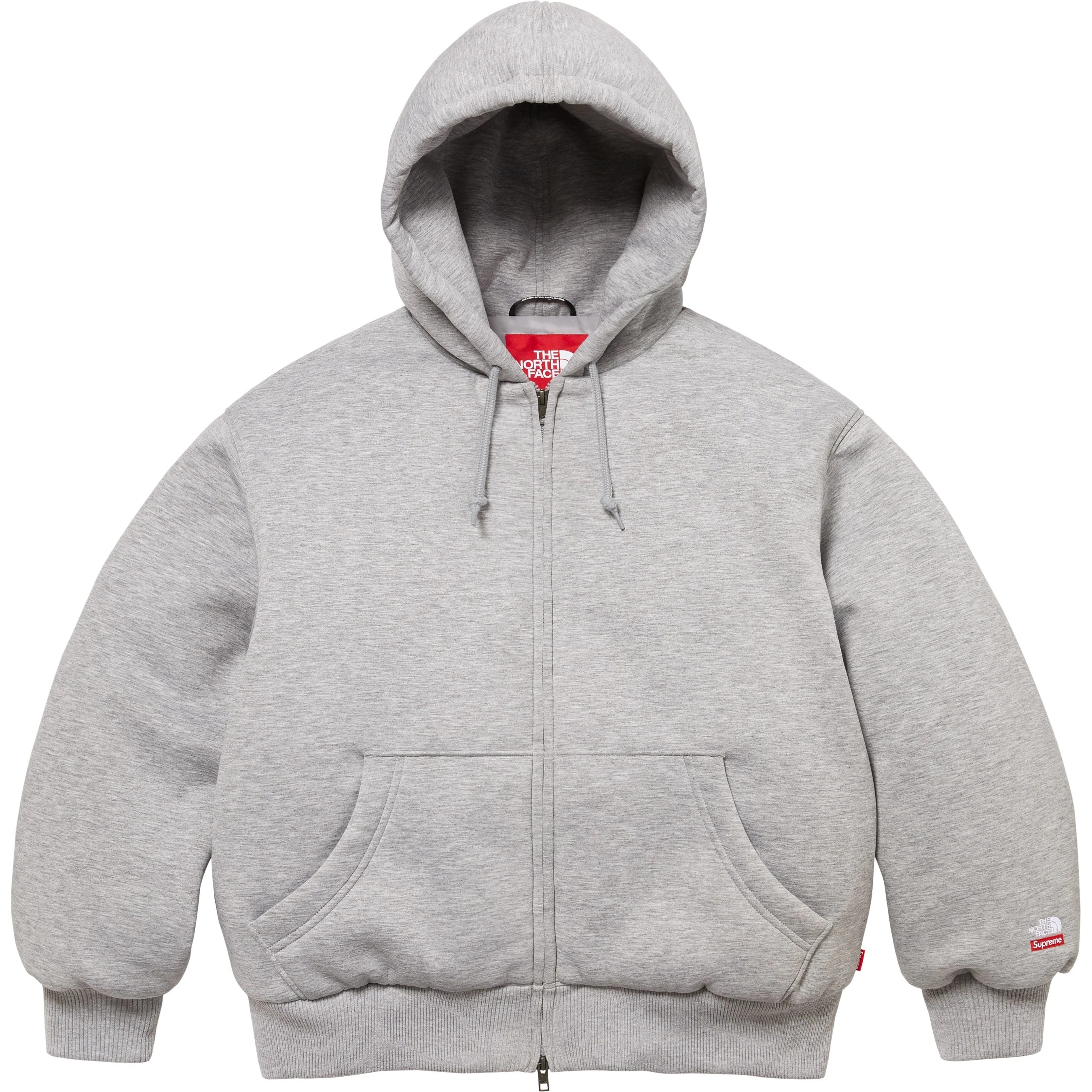Supreme®/The North Face® Down Zip Up Hooded Sweatshirt view 3